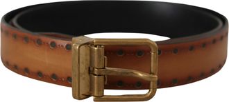 Dolce & Gabbana Leren Ceintuur Model Bel8451