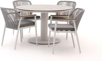 Bellagio la vita attrattiva Bellagio Florentina/La Fonte ø 120cm dining tuinset 5-delig