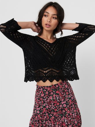 Jacqueline de Yong JDYNEW SUN 3/4 CROPPED PULLOVER KNT NOOS