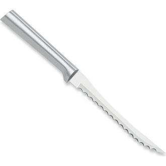 Rada Cutlery 5-Inch Tomato Slicer Stainless Steel Serrated Blade in Silver at Nordstrom