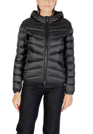 Colmar Womens Padded Hooded Zipup Jacket - Black Nylon - Size EU 46 (Womens)