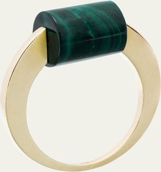 【ALIITA】Deco Rombo 9kt gold arm cuff malachite 関税送料込 DECO MAXI BAGUETTE CHRYSOPRASE RING – ALIITA