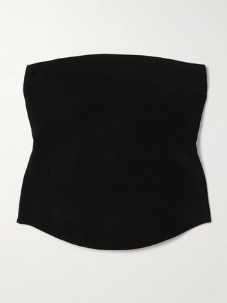 SIMKHAI Top Bustier Senza Spalline In Maglia Riciclata Shawn - Nero