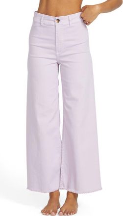 Billabong Free Fall Stretch Crop Wide Leg Pants in Amethyst Smoke at Nordstrom Rack, Size 26