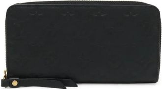 Louis Vuitton Pre-owned Monogram Empreinte Long wallet (bi-fold) - Dames - Vintage Accessoires - Zwart - ONE Size - Leer - Vintage