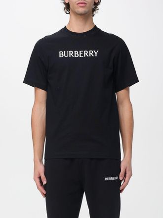 Burberry T-shirt in cotone con logo Burberry