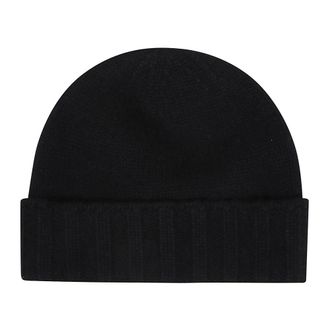 Drumohr Berretto in Cashmere - - Accessories - Donna - Nero - ONE SIZE