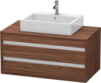 Duravit Mueble Bajo Lavabo Ketho 550x1000x496mm Nogal Oscuro