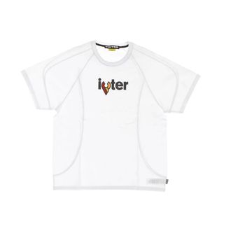 Iuter Iuter, Tops, Heren, Wit, L, Katoen, Cinelli Logo Wit T-Shirt