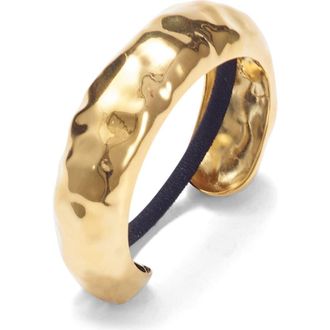 Lelet NY Hammered Metal Ponytail Cuff in Gold at Nordstrom