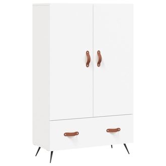 vidaXL Vidaxl - Aparador Alto Madera De Ingenier&iacute;a Blanco 69,5x31x115 Cm