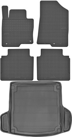 OEM Hyundai I40 Kombi (2011-2020) - Juego De Alfombrillas De Goma Para Coche + Alfombrilla Para Maletero