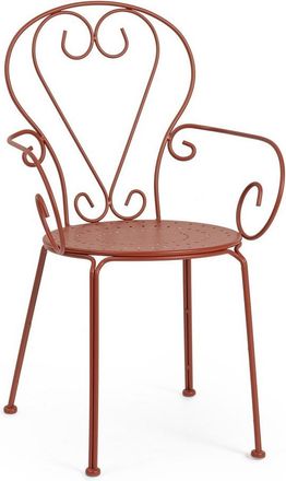 BIZZOTTO Nostalgischer Gartenstuhl Etienne - Rot