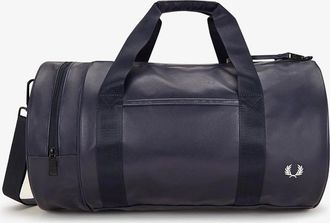 Fred Perry Mens Fred Perry Tonal Barrel Bag - Navy 608 - Black - Size: ONE size