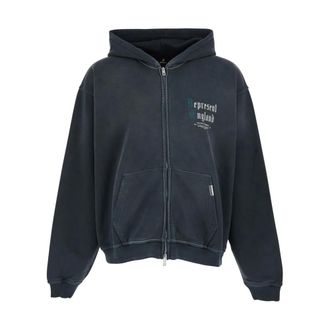 Represent Zip-throughs, male, Black, Size: XL Private Members Hoodie