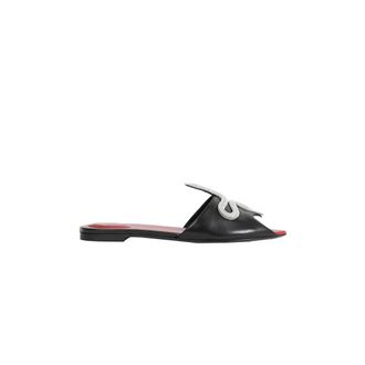 Valentino Garavani Coeur Vip&egrave;re Leather Slides