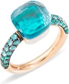POMELLATO Nudo Ring - Dames - Ringen - Blauw - 50 MM - Accessoires