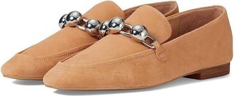 Marc Fisher LTD Elenda Flats Womens US 6.5 Natural Leather Loafer Shoes KHD1135