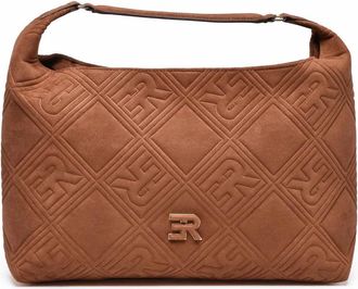 Ermanno Scervino Valentina Shoulder Bag With Quilted Design And Logo Motif