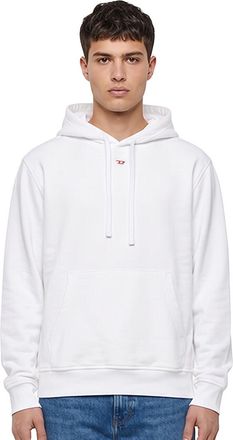 Diesel White Loose Logo Hoodie