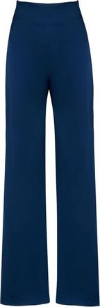 Silvia Tcherassi Palermo wide-leg trousers - women - Viscose/Acetate - L - Blue
