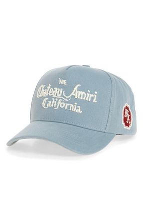 Amiri Chateau Amiri Baseball Cap in Steel at Nordstrom