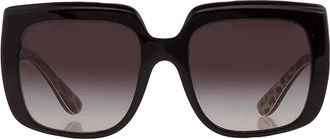 Dolce & Gabbana Grey Gradient Square Ladies Sunglasses DG4414 32998G 54