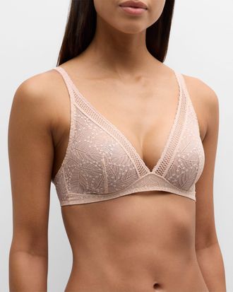 Simone P&eacute;r&egrave;le Comete Lace-Trim Tulle Bralette