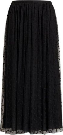 Alberta Ferretti Polka-dot tule midi rok - Dames - Midirokken - Zwart - S - Tule - Rokken