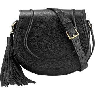 Gigi New York JENNI SADDLE BAG in Black at Nordstrom