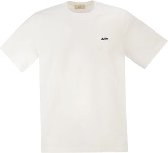 Autry Cotton T Shirt With Embroidered Logo