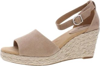 Style & Co. Style & Co Seleene Sandals Womens Light Taupe Ankle Strap Espadrille LION843