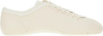 Dries Van Noten Ballerine - Dames - Veterschoenen - Wit - 38 EU - Schoenen