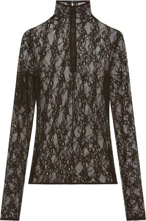 Courrèges Top a collo alto - Nero