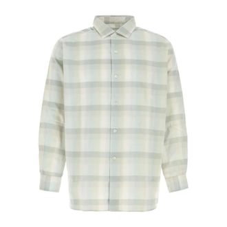 Nanam&iacute;ca Casual Shirts, male, Multicolor, Size: M Embroidered Cotton Blend Oversize Shirt