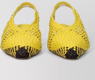 Jacquemus leather flat slingback sandals