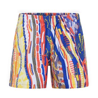 Carlo Colucci Carlo Colucci, Beachwear, male, Multicolor, Size: XL Swim Shorts with Knit Print