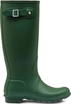 Hunter Regenlaarzen met gesp - Dames - Regenlaarzen - Groen - 36 EU - Schoenen