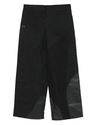 Heliot Emil panelled trousers - Black