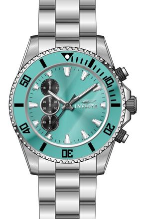 Invicta Pro Diver 51125 Herenhorloge - Quartz Uurwerk - Roestvrij Staal met Blauwe Wijzerplaat - 44 mm
