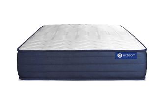 Actisom Actisom - Colch&oacute;n Blanco Con Muelles Ensacados Y Espuma Viscoel&aacute;stica 70 X 200