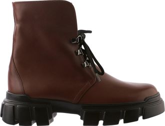 H&ouml;gl Brown Leather Warm Boots