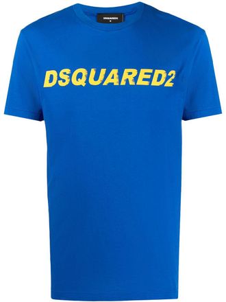 Dsquared2 logo print T-shirt - Blue
