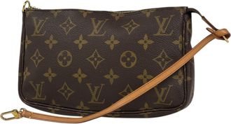 Louis Vuitton Brown Monogram Pochette Pouch (Pre-Owned)