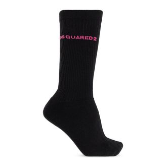 Dsquared2 Socks, male, Black, Size: XS Logo Socks