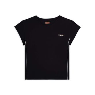 Freddy T-shirt tecnica con maniche ad aletta e profili a contrasto