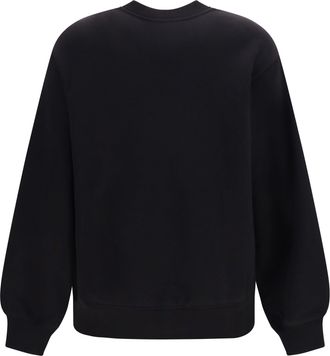 Dolce & Gabbana Womens Cotton Logo Crewneck Sweatshirt Nero Sweatshirts Sweater