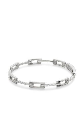 Monica Vinader Signature Link diamond bracelet - Silver