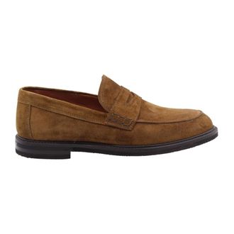 Ambiorix Loafers, male, Brown, 12 UK, Classic Leather Moccasin Shoes