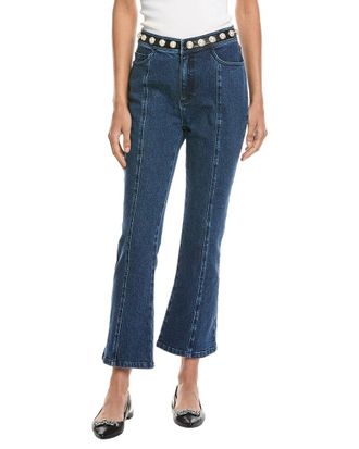 Cinq &agrave; Sept Pearl Embellished Shannon Pant